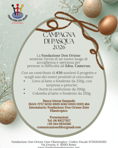 Campagna di Pasqua 2026 – Sosteniamo l’avvio della nuova comunità di Edea (Camerun)