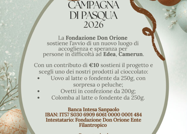 Campagna di Pasqua 2026 – Sosteniamo l’avvio della nuova comunità di Edea (Camerun)