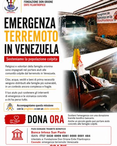 Emergenza terremoto in Venezuela